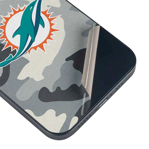 NFL Miami Dolphins Camo iPhone Skins