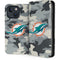 NFL Miami Dolphins Camo iPhone 15 Folio Case