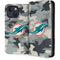 NFL Miami Dolphins Camo iPhone 15 Plus Folio Case