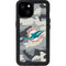 NFL Miami Dolphins Camo iPhone 15 Plus Waterproof Case