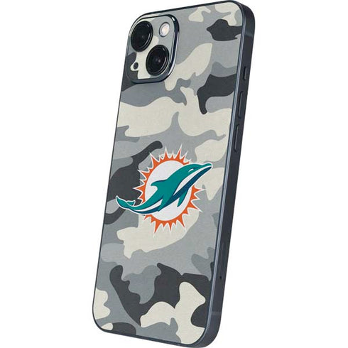 NFL Miami Dolphins Camo iPhone 15 Skin
