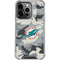 NFL Miami Dolphins Camo iPhone 16 Pro Max Clear Case