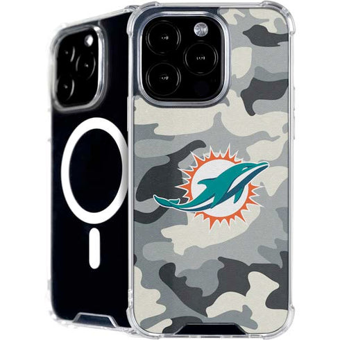 NFL Miami Dolphins Camo iPhone 16 Pro Max MagSafe Case
