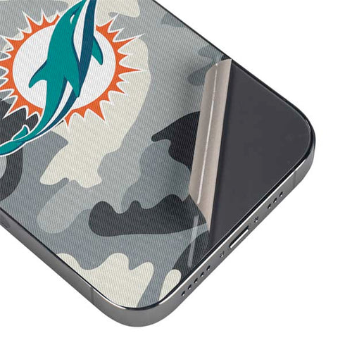 NFL Miami Dolphins Camo iPhone 16 Pro Max Skin