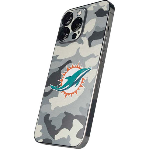 NFL Miami Dolphins Camo iPhone 16 Pro Skin