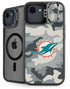 NFL Miami Dolphins Camo iPhone 16e Kickstand Case