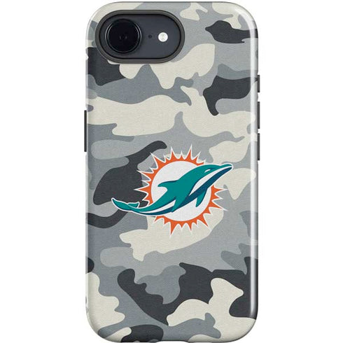 NFL Miami Dolphins Camo iPhone 16e Impact Case