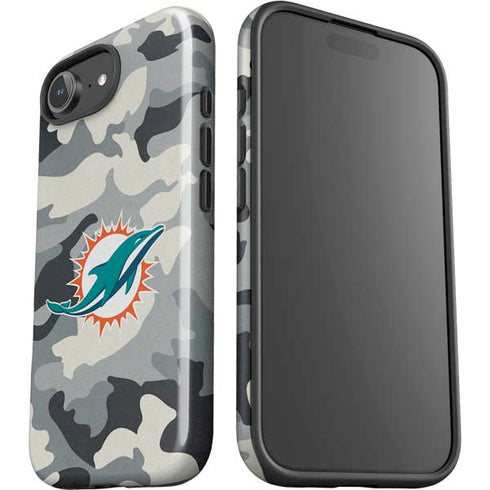 NFL Miami Dolphins Camo iPhone 16e Impact Case