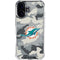 NFL Miami Dolphins Camo iPhone 17 Clear Case
