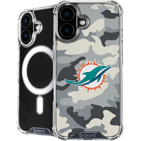 NFL Miami Dolphins Camo iPhone 17 MagSafe Case