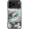 NFL Miami Dolphins Camo iPhone 18 Pro Max Clear Case
