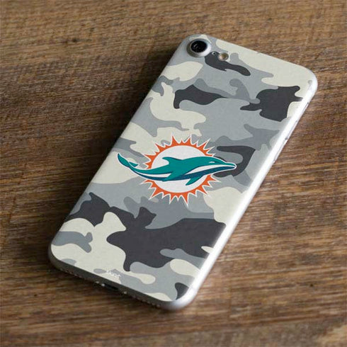 NFL Miami Dolphins Camo iPhone 8 Skin