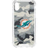 NFL Miami Dolphins Camo iPhone XS Clear Case