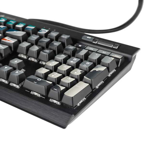 NFL Miami Dolphins Camo K95 RGB PLATINUM Mechanical Gaming Keyboard Skin