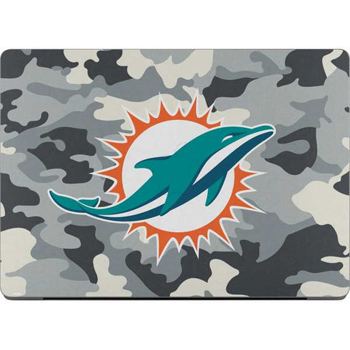 NFL Miami Dolphins Camo Apple MacBook Pro 14-inch Skin