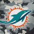 NFL Miami Dolphins Camo MacBook Skins