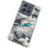 NFL Miami Dolphins Camo Moto G 5G (2025) Clear Case