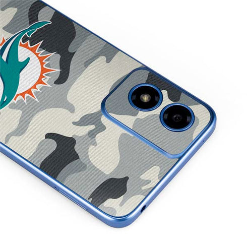 NFL Miami Dolphins Camo Moto G Play 4G (2024) Skin