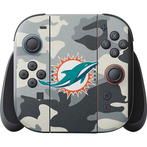 NFL Miami Dolphins Camo Nintendo Switch 2 (2025) with Joy-Con Skin