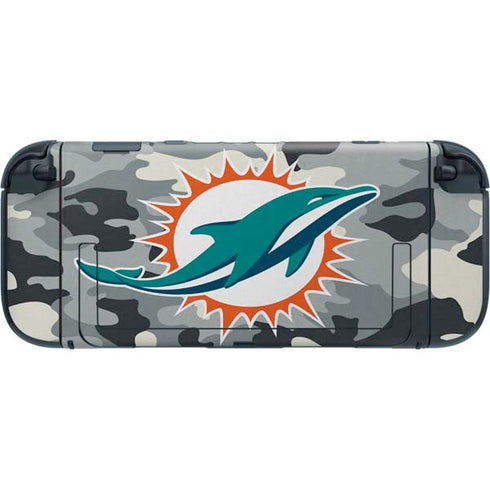 NFL Miami Dolphins Camo Nintendo Switch 2 (2025) with Joy-Con Skin