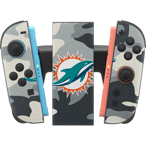 NFL Miami Dolphins Camo Nintendo Switch 2 (2025) Joy-Con Controller Skin