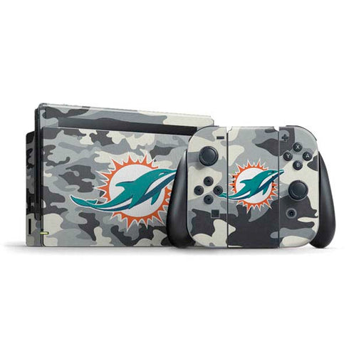 NFL Miami Dolphins Camo Nintendo Skins