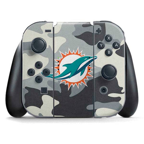 NFL Miami Dolphins Camo Nintendo Skins