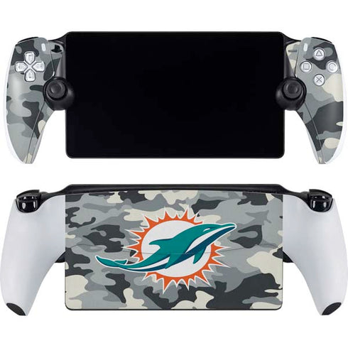 NFL Miami Dolphins Camo PlayStation Portal Remote Player Skin
