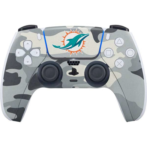 NFL Miami Dolphins Camo PlayStation PS5 Skins