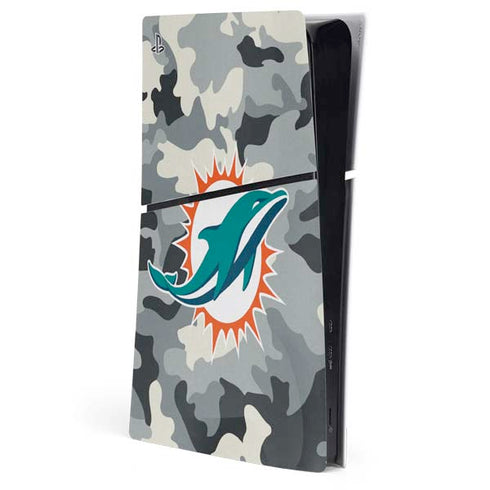 NFL Miami Dolphins Camo PlayStation PS5 Skins