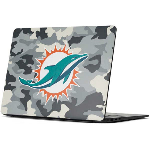 NFL Miami Dolphins Camo Surface Laptop 7 13.8in Skin