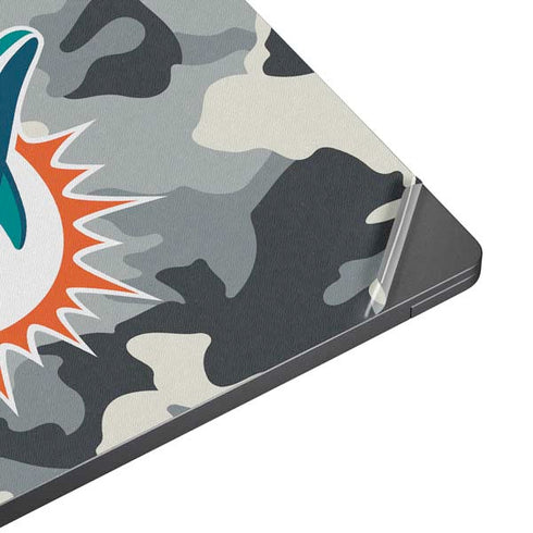 NFL Miami Dolphins Camo Surface Laptop 7 15in Skin