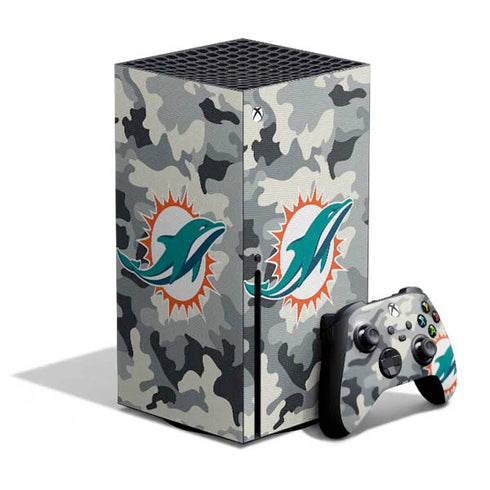 NFL Miami Dolphins Camo Xbox Series X Bundle Skin