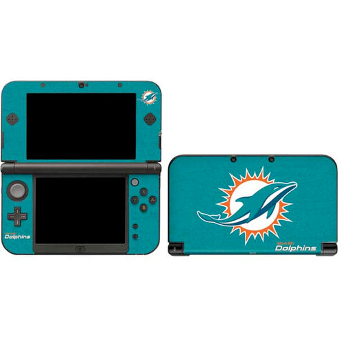 NFL Miami Dolphins Distressed- Aqua Nintendo Skins