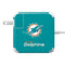 NFL Miami Dolphins Distressed- Aqua 85W Power Adapter (15 and 17 inch MacBook Pro Charger) Skin