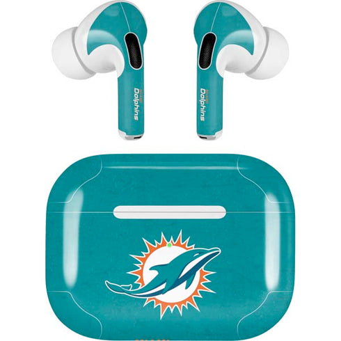 NFL Miami Dolphins Distressed- Aqua Apple AirPods Pro Skin