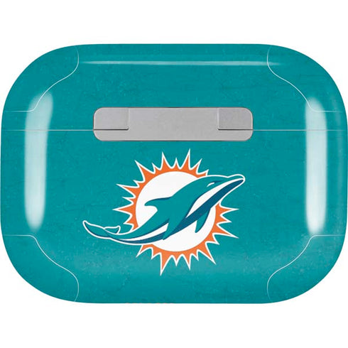 NFL Miami Dolphins Distressed- Aqua Apple AirPods Pro Skin