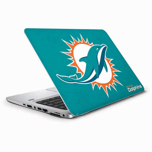 NFL Miami Dolphins Distressed- Aqua HP Elitebook Skin