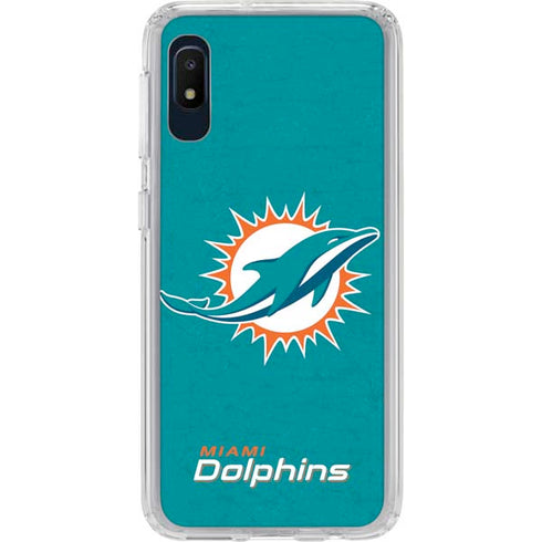 NFL Miami Dolphins Distressed- Aqua Galaxy Cases