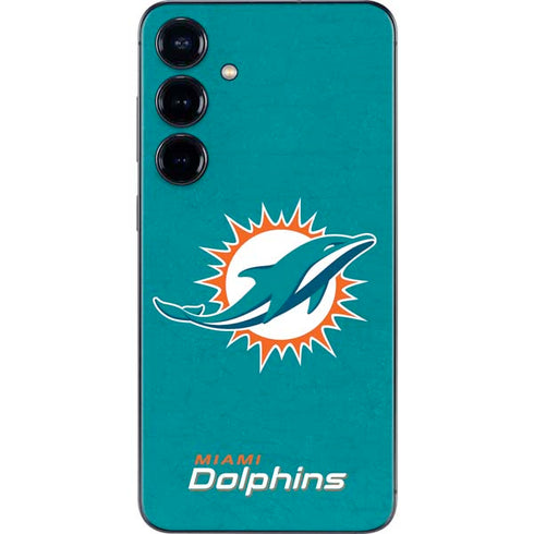 NFL Miami Dolphins Distressed- Aqua Galaxy A16 5G Skin