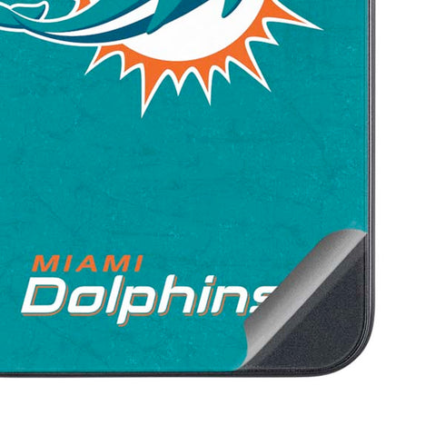 NFL Miami Dolphins Distressed- Aqua Galaxy A54 5G Skin