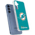 NFL Miami Dolphins Distressed- Aqua Galaxy A55 5G Clear Case