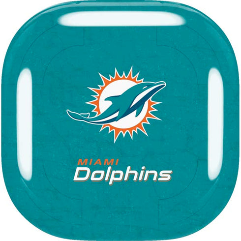 NFL Miami Dolphins Distressed- Aqua Galaxy Buds Live Skin