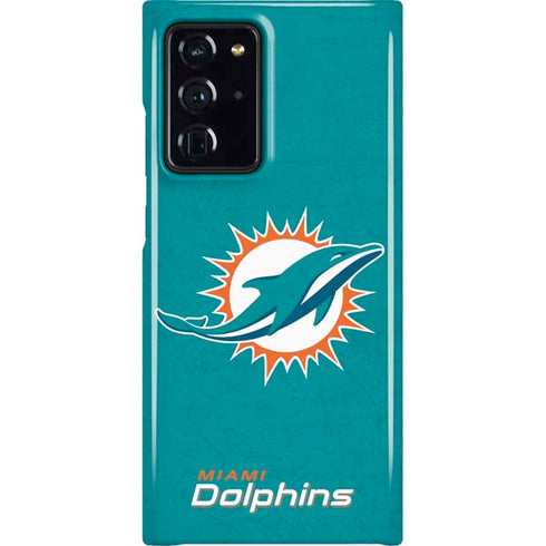 NFL Miami Dolphins Distressed- Aqua Galaxy Cases