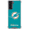 NFL Miami Dolphins Distressed- Aqua Galaxy S22 Clear Case