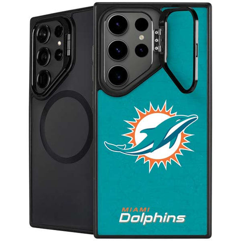 NFL Miami Dolphins Distressed- Aqua Galaxy Cases