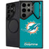 NFL Miami Dolphins Distressed- Aqua Galaxy S24 Ultra Kickstand Case