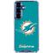 NFL Miami Dolphins Distressed- Aqua Galaxy S25 Clear Case