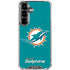 NFL Miami Dolphins Distressed- Aqua Galaxy S26 Plus Clear Case