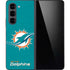 NFL Miami Dolphins Distressed- Aqua Galaxy Z Fold5 5G Skin